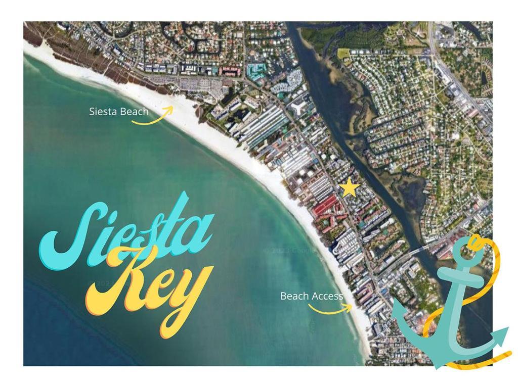 Appartamento Siesta Key Escape Ground Floor Steps To Heated Pool And Free Trolley Esterno foto